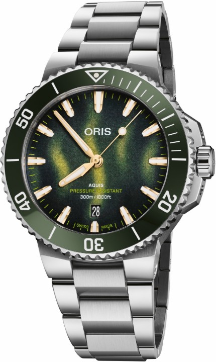 Obrázok z Oris Aquis Date Kelp Forest Limited Edition
